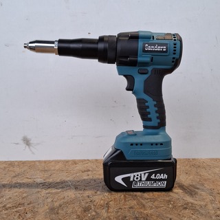 2x Accu popnageltang, brushless, Blauw